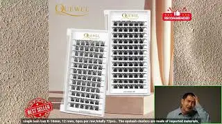 3256804261465806 Quewel 72 Eyelash Clusters Segment Eyelashes Extension DIY Fake Lash 1