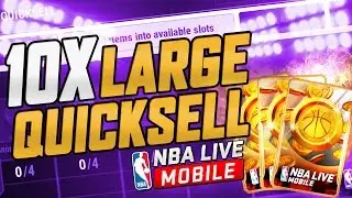HUGE LARGE QUICKSELL PACK OPENING! NBA LIVE MOBILE