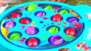 Baby Shark Family Fishing Game Fun Weekend | itsplaytime612