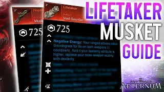 INSANE MUSKET LIFETAKER BUILD GUIDE - New World Aeternum