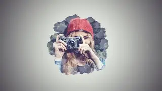Brush Effect Portrait in Photoshop