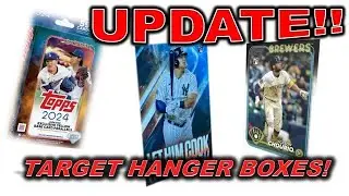 2024 Topps Update Hangers! From Target!! Awesome Rookie Parallel Color Match!