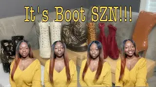 It&rsquo;s Boot Season!!! | Winter Shoe Haul | Just Keepin' It G