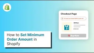 How to Set Minimum Order Amount in Shopify  Easily