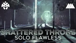 Solo Warlock Flawless SHATTERED THRONE Dungeon | Destiny 2: Season of the Haunted