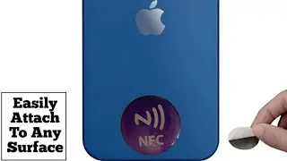 Netzwork NFC Anti- Metal Epoxy Sticker | Tap to share your social media profiles, music, & more.