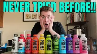 Trying Every Flavor of PRIME!! (Prime Hydration)