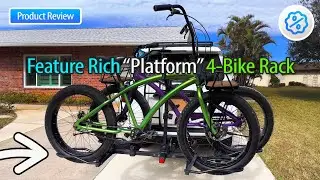 KAC Premium 4-Bike Rack Review | Heavy-Duty, Anti-Wobble, Easy to Use (Fat Tire Bikes)
