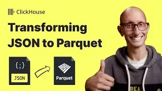 JSON to Parquet with ClickHouse