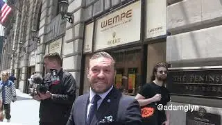 Conor McGregor talks about punching the mascot!!