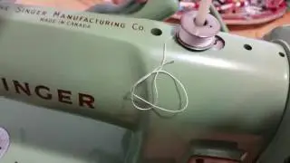 Singer Manufacturing co Sewing Machine 185J made in Canada