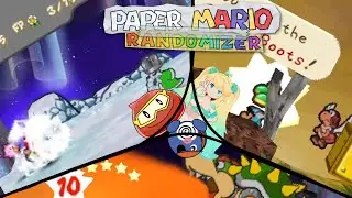 Paper Mario 64 Randomizer 3-Way Jumpless Hammerless Blind Race vs SlimeV and Lumi