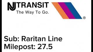 NJ transit - Raritan Line defect detector (Milepost 27.5)