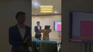 International paper publication's presentation