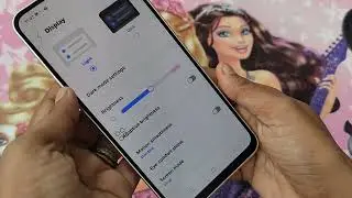 How to change Display Brightness in Samsung galaxy A16 Smartphone in Tamil