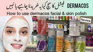 Whitening facial kit dermacos full review | how to use dermacos skin polish @Mahrozmakeup