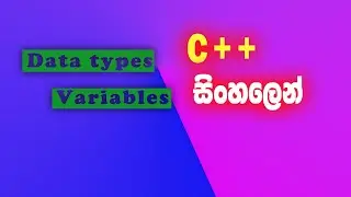 c++ sinhalen data type & variable practical 6