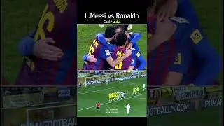 Messi 🆚 Ronaldo: Goal #232 Showdown| Part 232| Who Nailed It Better? ⚽🔥 #football #messi #ronaldo