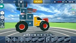 Android Gameplay Block Tech Ep24 : Epic Sandbox Car Craft Simulator Test
