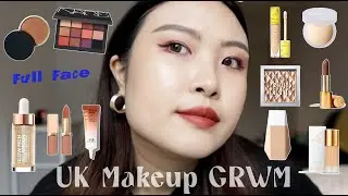 全臉使用英國買的彩妝品上妝🇬🇧Fenty Beauty粉底, Lisa Eldridge秋冬唇膏, Loreal小粉管, Revlon打亮｜UK Makeup GRWM｜FuFu MurMur