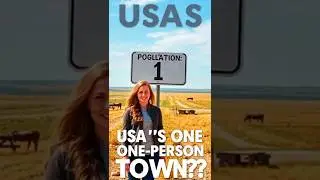 🤯🇺🇸 United States WTFacts: The One-Person Town in America 🏙️✨