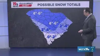 South Carolina snow: How much snow are we getting this weekend?
