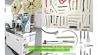 OEM Acetate Tape Robotics Automation Multimedia Battery Car Automotive Wire Assembly with RoHS