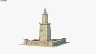 Lighthouse of Alexandria 3D model by 3DModels.org