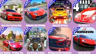 Real Car Parking Multiplayer,Ultimate Car Driving,Real Car Driving,Car Driver 4,Rally Horizon