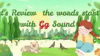 Gg List of Words Alphabet Adventures for Kids