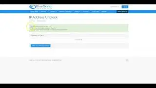 Unblock IP Address from your Blue Ocean Web Hosting Client Portal