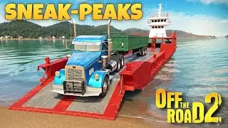 Ferry Unloading Big Truck - New Sneak Peeks Off The Road 2 (OTR2) Game | Android Gameplay HD