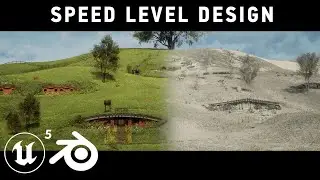 Hobbiton Speed Level Design | Unreal Engine 5 | Blender