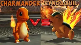 Pokemon battle revolution - Charmander vs Cyndaquil