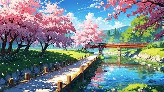 4 Hours of Calm Lofi Hip Hop 🌸🎧 - Study, Chill, and Focus | Lofi for Hours