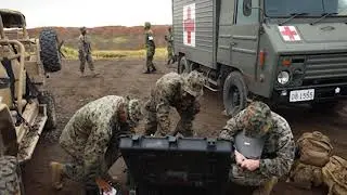 12th MLR Marines Establish Fire Direction Center in Hokkaido, Japan