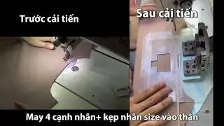 UD-NT Knit-Sử dụng MLT may 4 cạnh nh&atilde;n + kẹp nh&atilde;n size v&agrave;o th&acirc;n &aacute;o