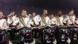 UMass Drumline 2014: Post-Game Cadence - Alumni Day - Sep 27, 2014