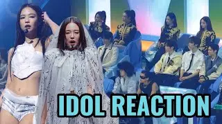 AESPA, IVE, RIIZE, BOYNEXTDOOR, IDP REACTION TO JENNIE (MELON MUSIC AWARDS 2025) 