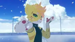 Dia 2 bailando en Vrchat MMD #furryoc #mmd #vrchat #vrchatfurries