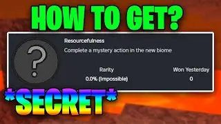 КАК ПОЛУЧИТЬ *НОВЫЙ* СЕКРЕТНЫЙ ЗНАЧОК в 99 Nights In The Forest Roblox