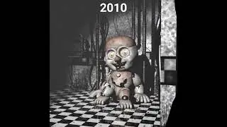 FNAF Electrobab over the years