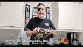 How to clean a tactical dog harness