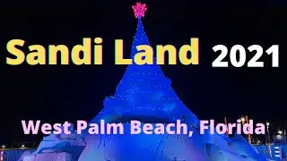 Sandi Land Clematis Street Lights Christmas Tree West Palm Beach, Florida