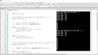 Dynamic Memory Allocation using malloc(), calloc(), realloc() - Practical Demonstrations