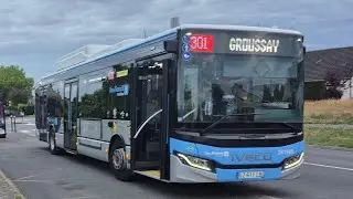 [Transdev Centre Sud Yvelines] Ligne 5301 : Paul Demange -- Rouget de Lisle | Iveco Urbanway 12 GNV 