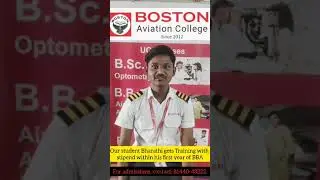 Aviation Job Guarantee | Bharathi's  Experience  In Boston College #DreamBig #Motivation