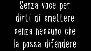 Mattia Cerrito - Senza Voce Testo [Rovinout]