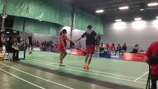 2020 Canadian Badminton Nationals - XD SF Hurlburt-Yu/Wu vs. Li/Ho-Shue