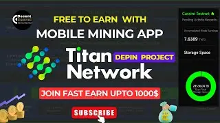 Titan Network Airdrop - Run a Node & Mobile App, Earn Rewards | Top DePIN Mining Opportunity #titan